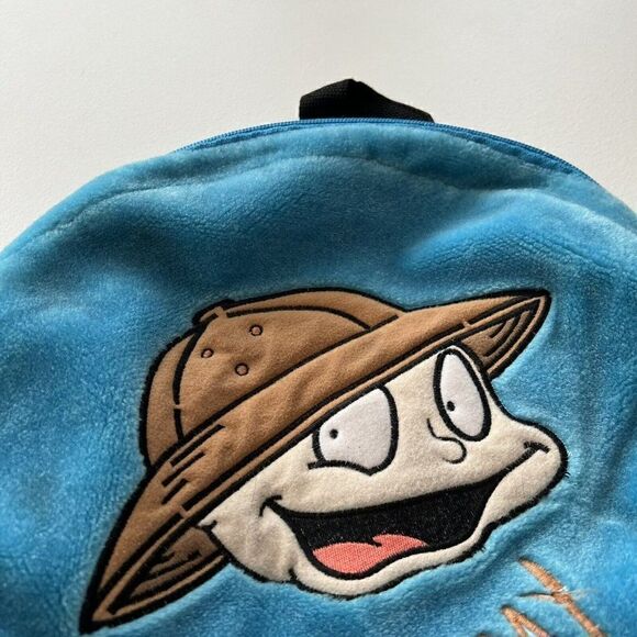 Vintage‎ 1998 Rugrats Tommy Pickles Blue Plush Mini Backpack Rare Cosplay Y2K main image 7